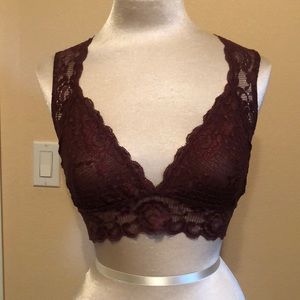 Free People Brown Bralette